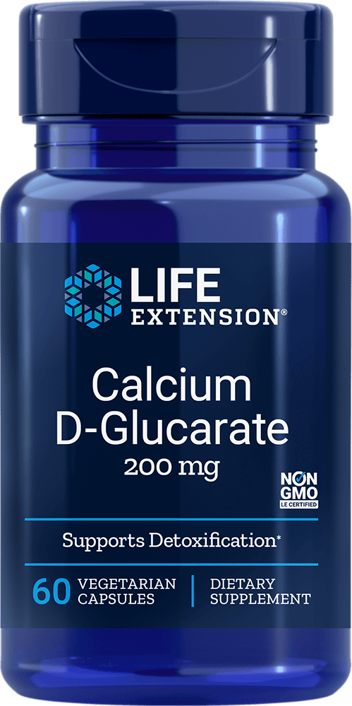 CALCIUM D GLUCARATE 200 MG 60 VEGETARIAN CAPSULES - Vitamin Choice Outlet