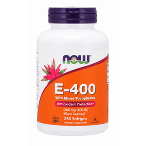 E-400 MIXED TOCOPHEROL  250 SGELS - Vitamin Choice Outlet