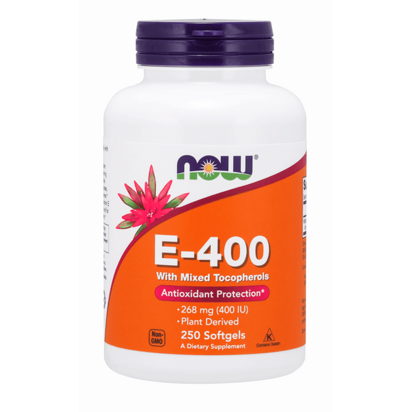 E-400 MIXED TOCOPHEROL  250 SGELS - Vitamin Choice Outlet