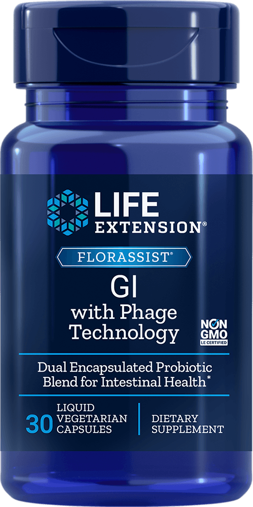 FLORASSIST® GI WITH PHAGE TECHNOLOGY 30 VEGETARIAN CAPSULES - Vitamin Choice Outlet