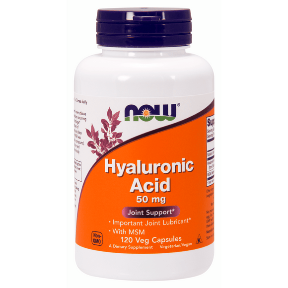 HYALURONIC ACID 50MG + MSM   120 VCAPS - Vitamin Choice Outlet