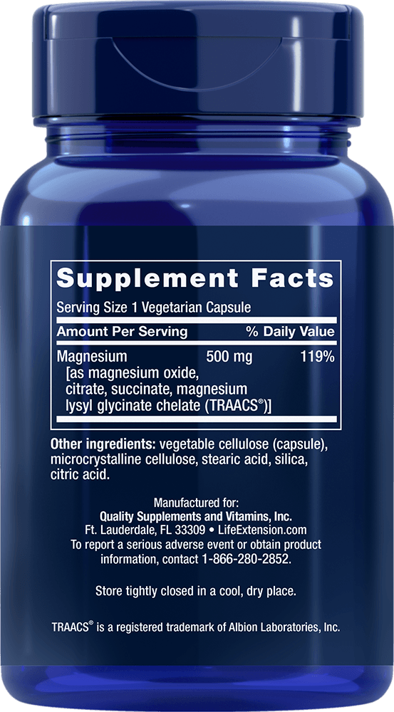 Life Extension Magnesium Caps Vitamin Choice Outlet