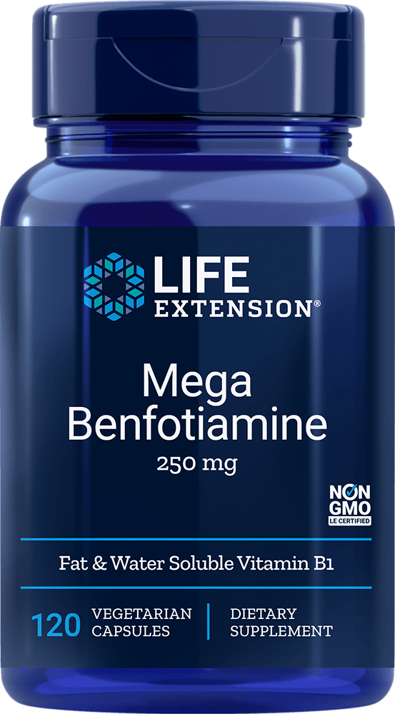 MEGA BENFOTIAMINE 120 CAPSULES - Vitamin Choice Outlet