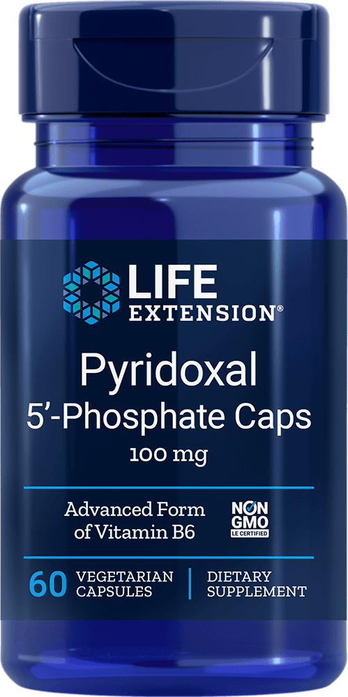 PYRIDOXAL 5-PHOSPHATE (ADVANCED B6) 60 100 MG CAPSULES - Vitamin Choice Outlet