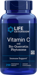 VITAMIN C and BIO-QUERCETIN PHYTOSOME 250 VEGETARIAN TABLETS - Vitamin Choice Outlet