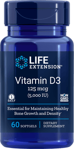 VITAMIN D 3 5000 IU 60 CAPSULES - Vitamin Choice Outlet