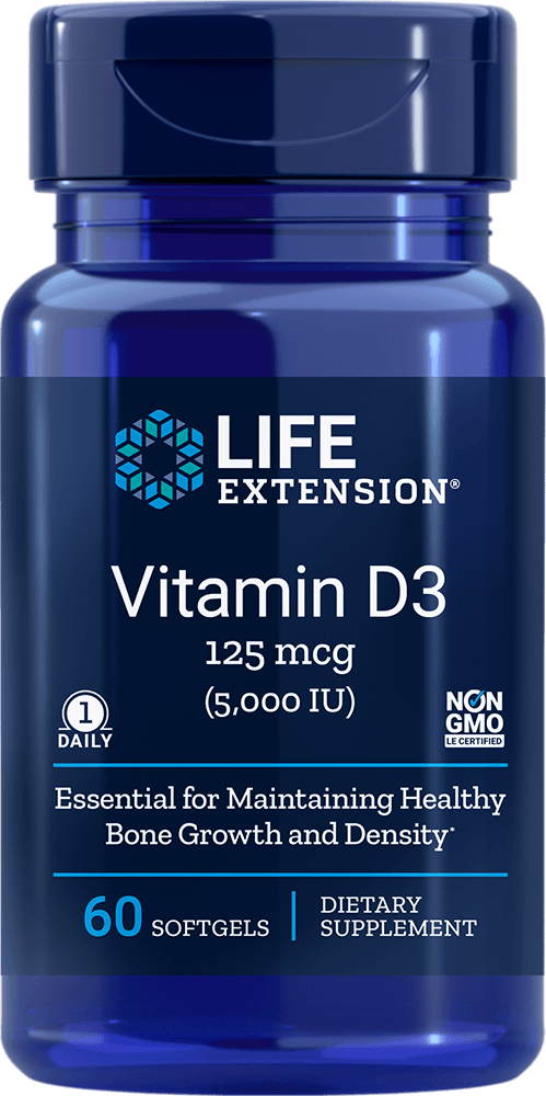 VITAMIN D 3 5000 IU 60 CAPSULES - Vitamin Choice Outlet
