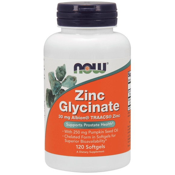 ZINC GLYCINATE 30mg 120 SGELS - Vitamin Choice Outlet
