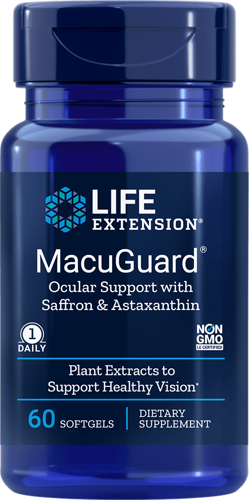 MACUGUARD® OCULAR SUPPORT WITH SAFFRON AND ASTAXANTHIN 60 SOFTGELS - Vitamin Choice Outlet
