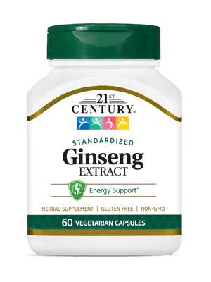 PANAX GINSENG 200MG 60 VCAP Herbs 21st Century HealthCare